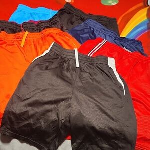 Athletic Works Shorts Lightweight Elastic Waist BUNDLE OF 7